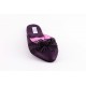 women's slippers TRIANON purple night vintage leather